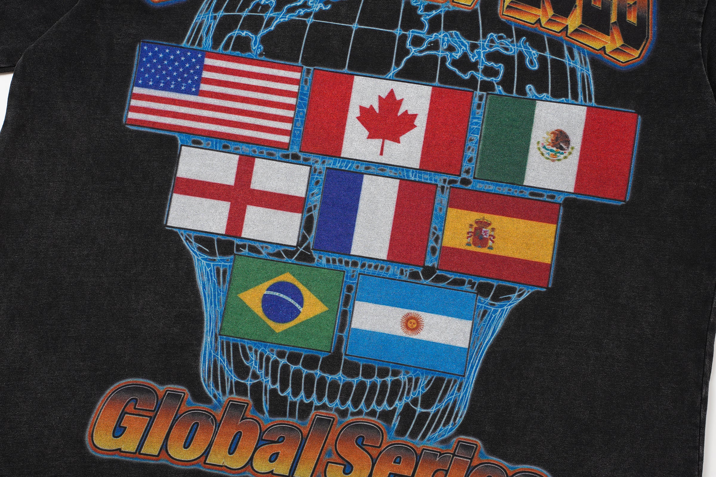 Godspeed Skull Flag Graphic T‑Shirt