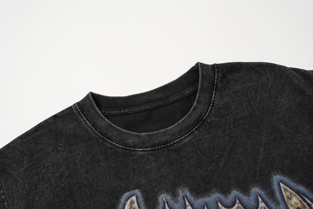 Godspeed Eagle Graphic Black Washed Tank Top