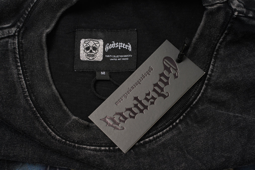 Godspeed Eagle Graphic Black Washed Tank Top