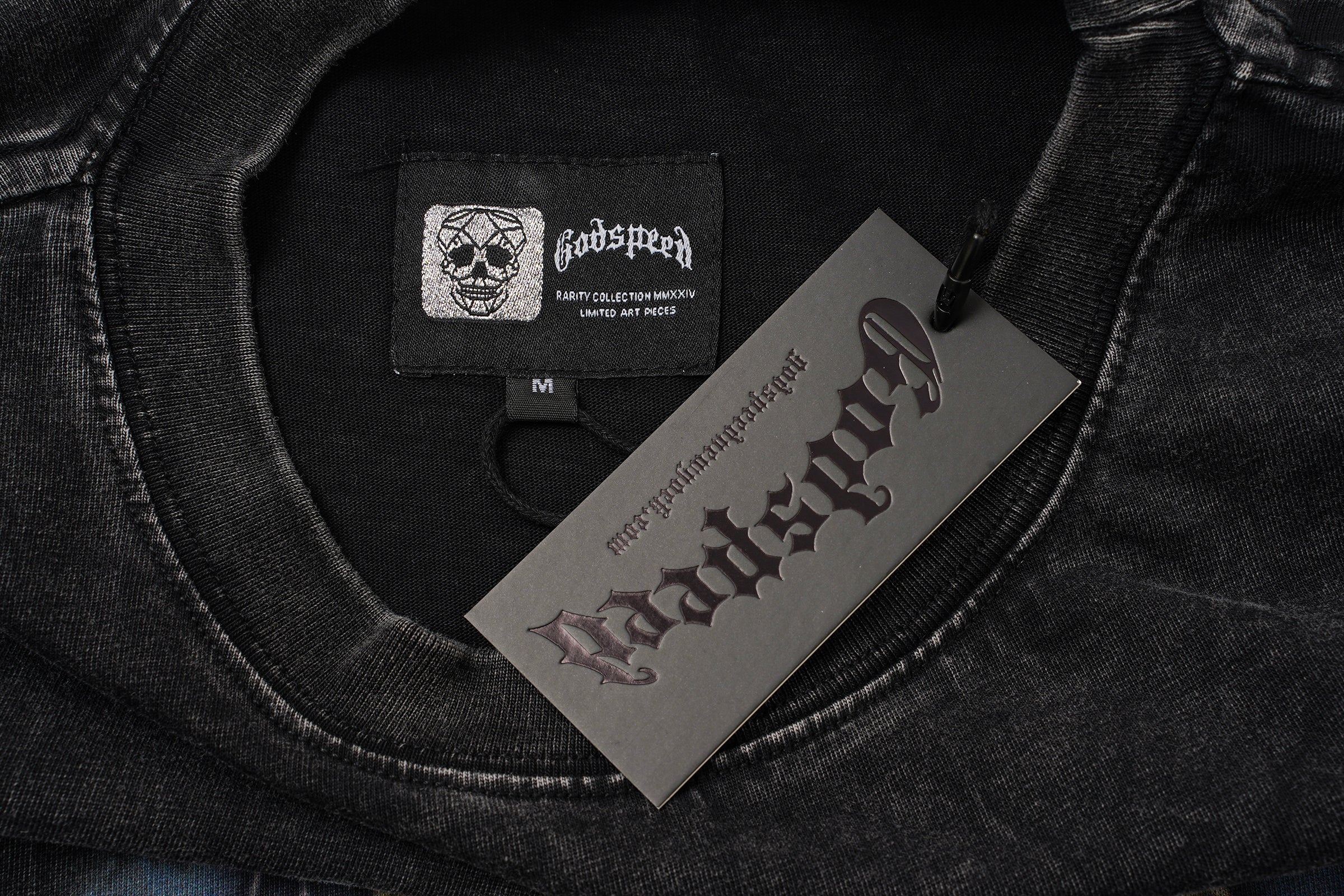 Godspeed Eagle Graphic Black Washed Tank Top