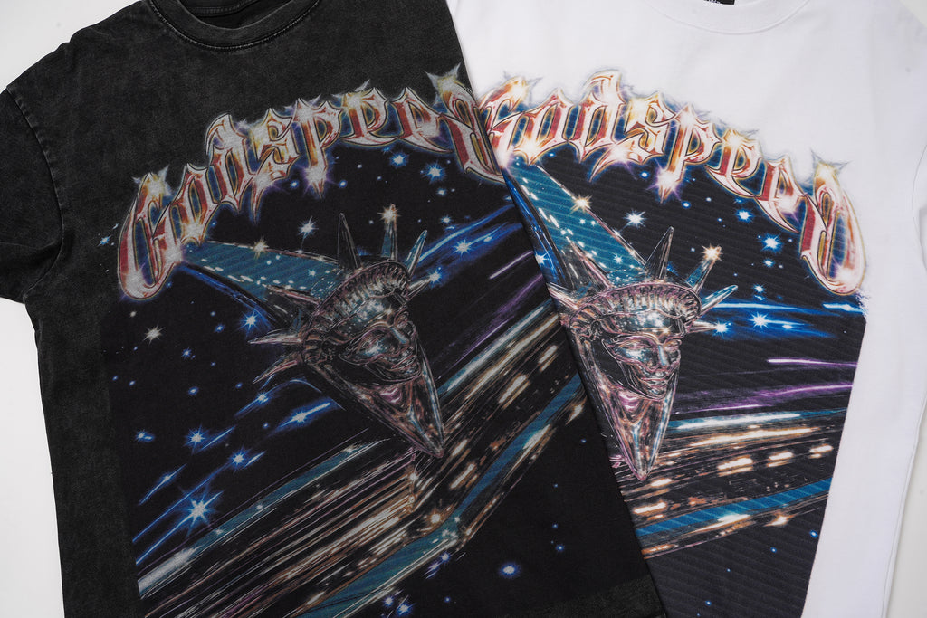 Godspeed Multi‑Style Galaxy Graphic T‑Shirt