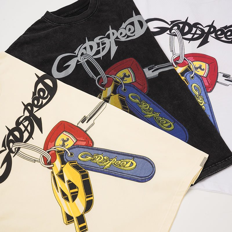 Godspeed Gun Graphic Short‑Sleeve T‑Shirt