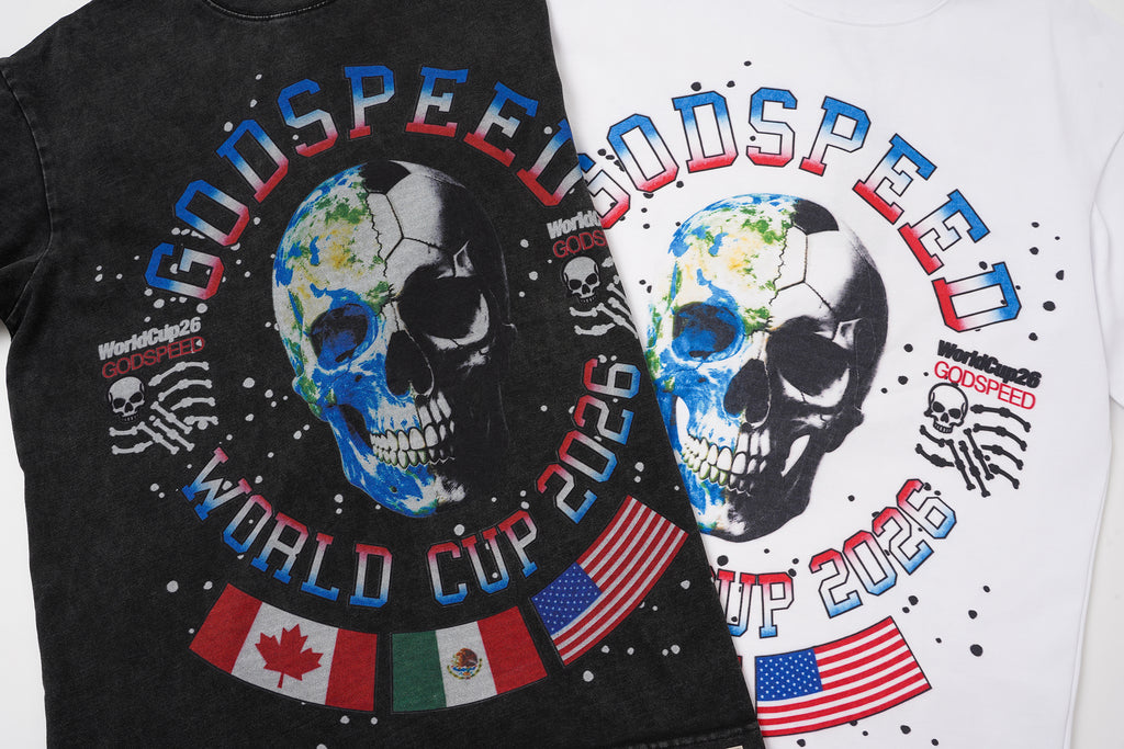 Godspeed Colour‑Skull Graphic T‑Shirt