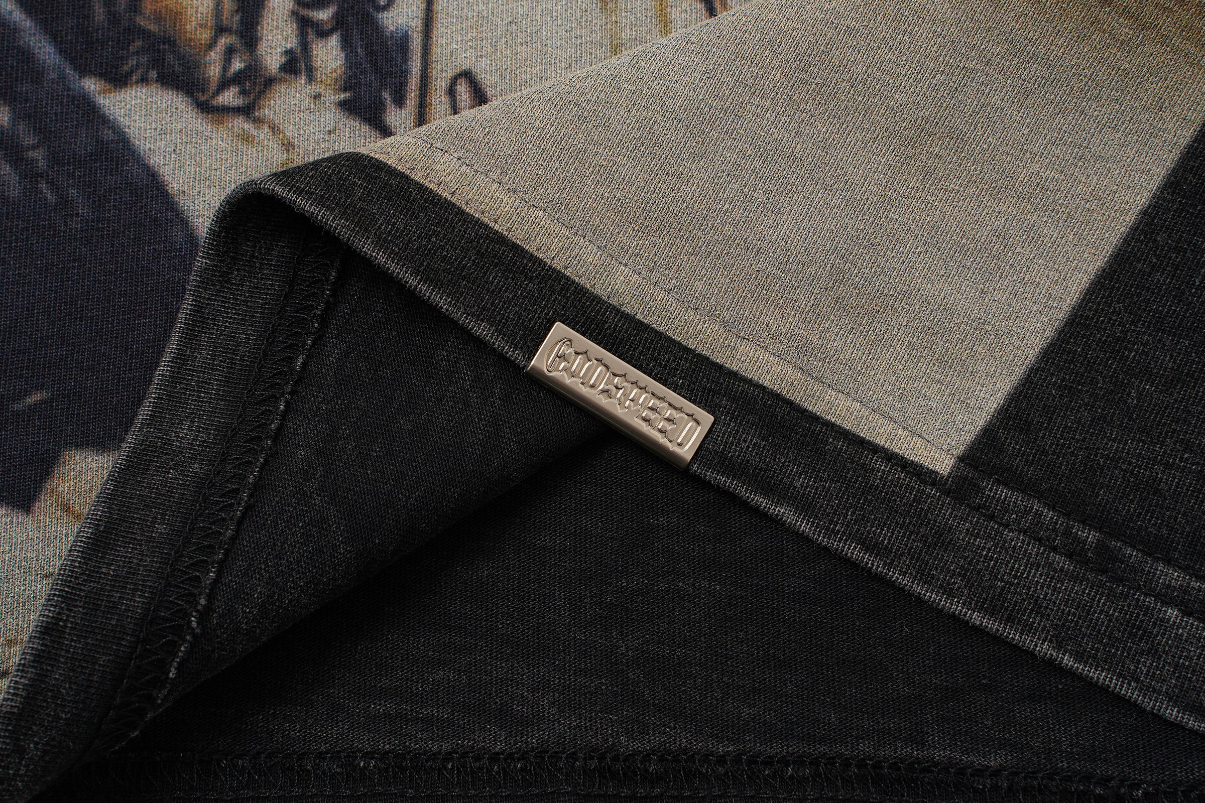 Godspeed Eagle Graphic Black Washed Tank Top
