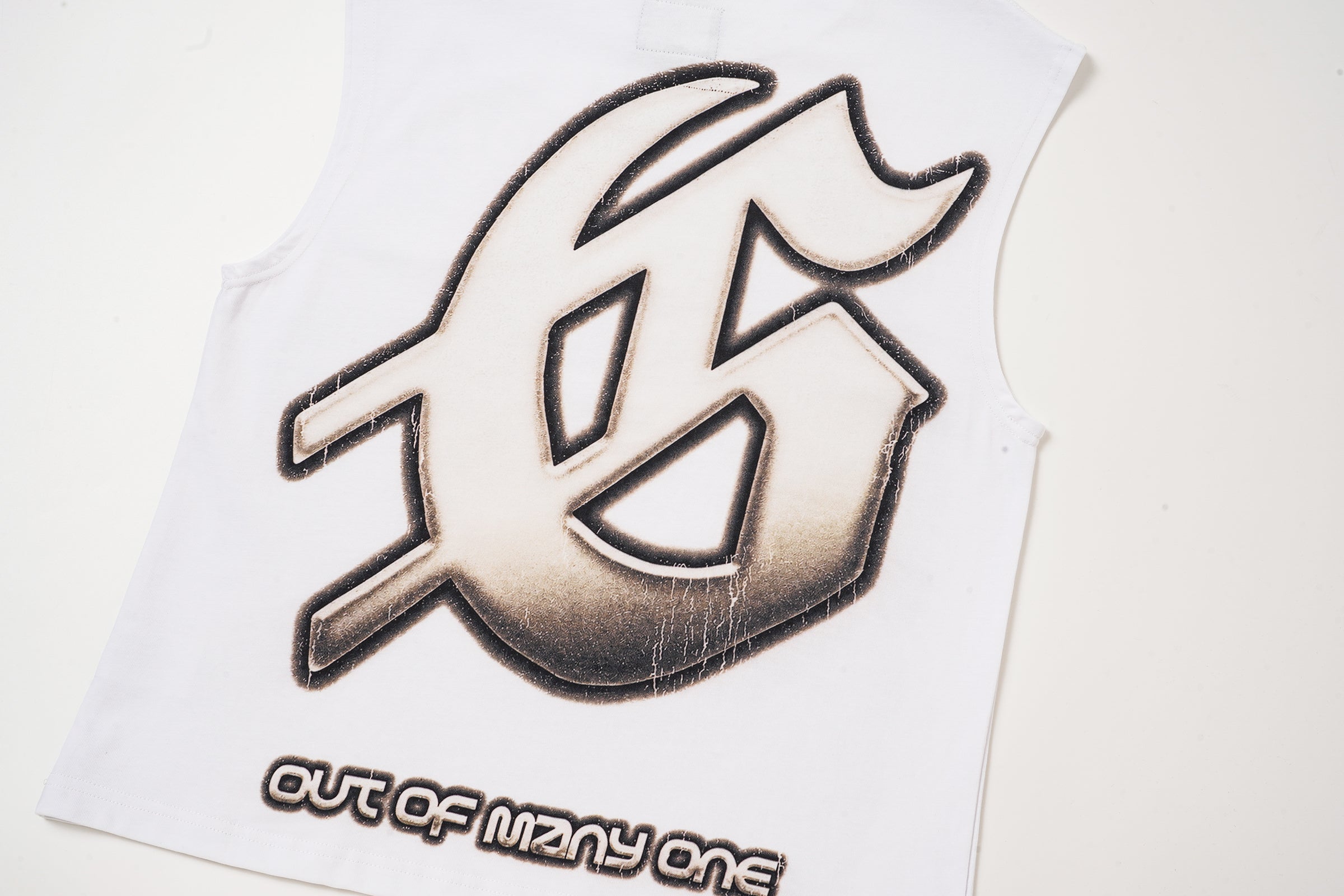 Godspeed Statue‑of‑Liberty White Sleeveless Tank Top