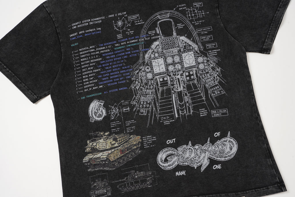 Godspeed Black Vintage‑Sketch Graphic T‑Shirt