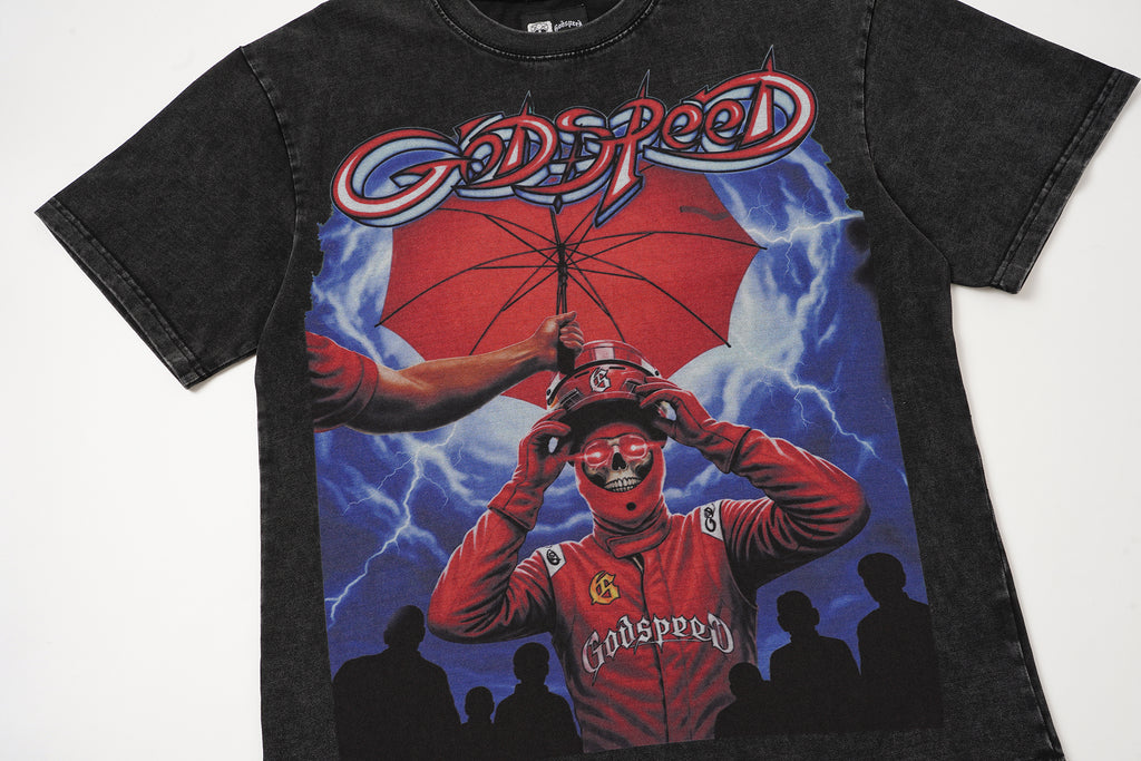 Godspeed Retro Figure Graphic Short‑Sleeve T‑Shirt