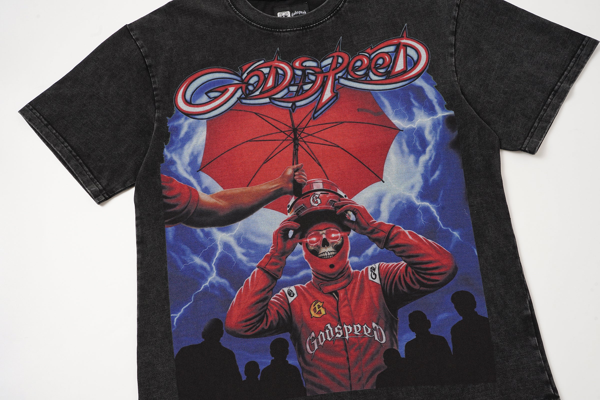 Godspeed Retro Figure Graphic Short‑Sleeve T‑Shirt
