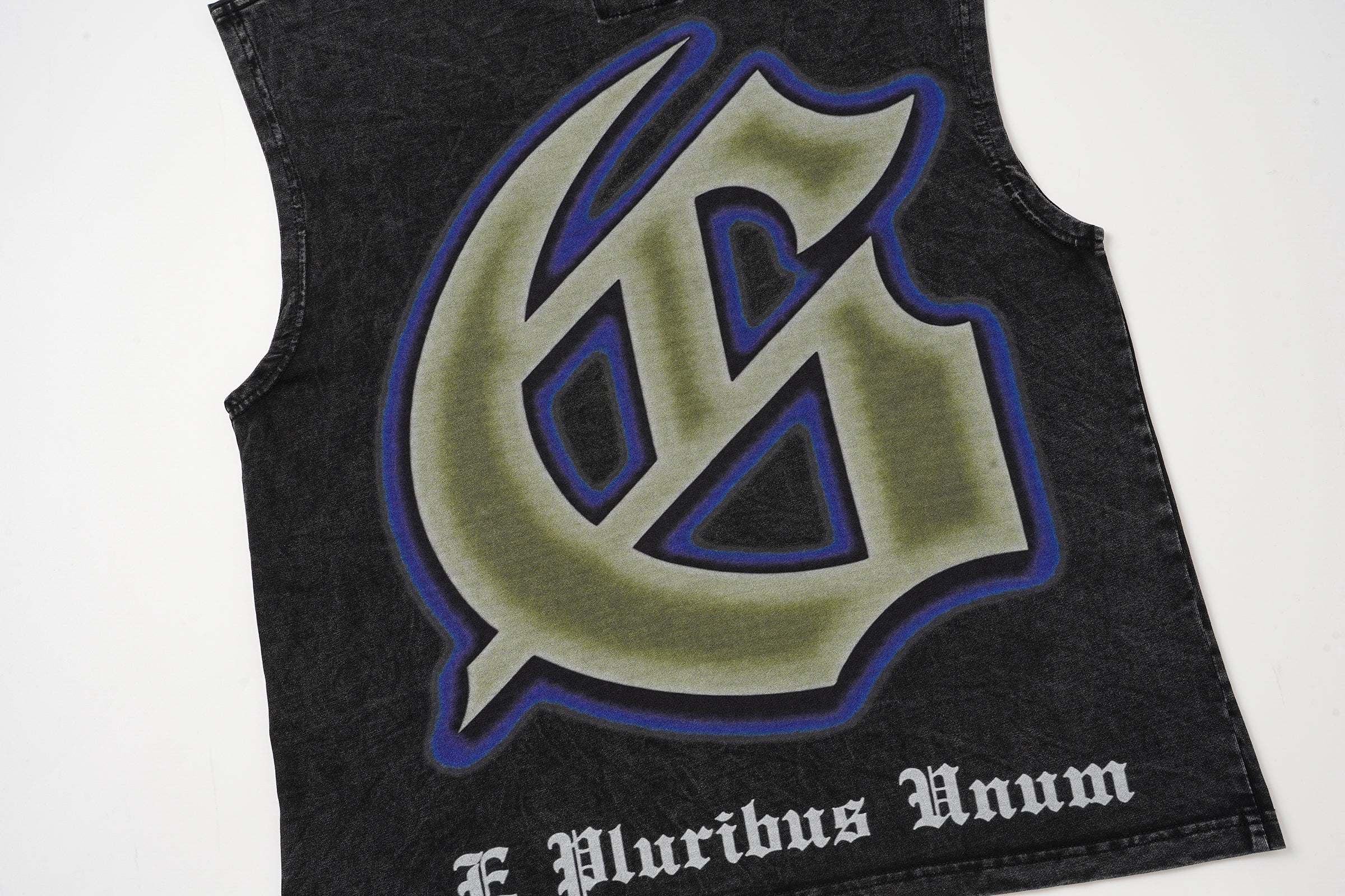 Godspeed Eagle Graphic Black Washed Tank Top