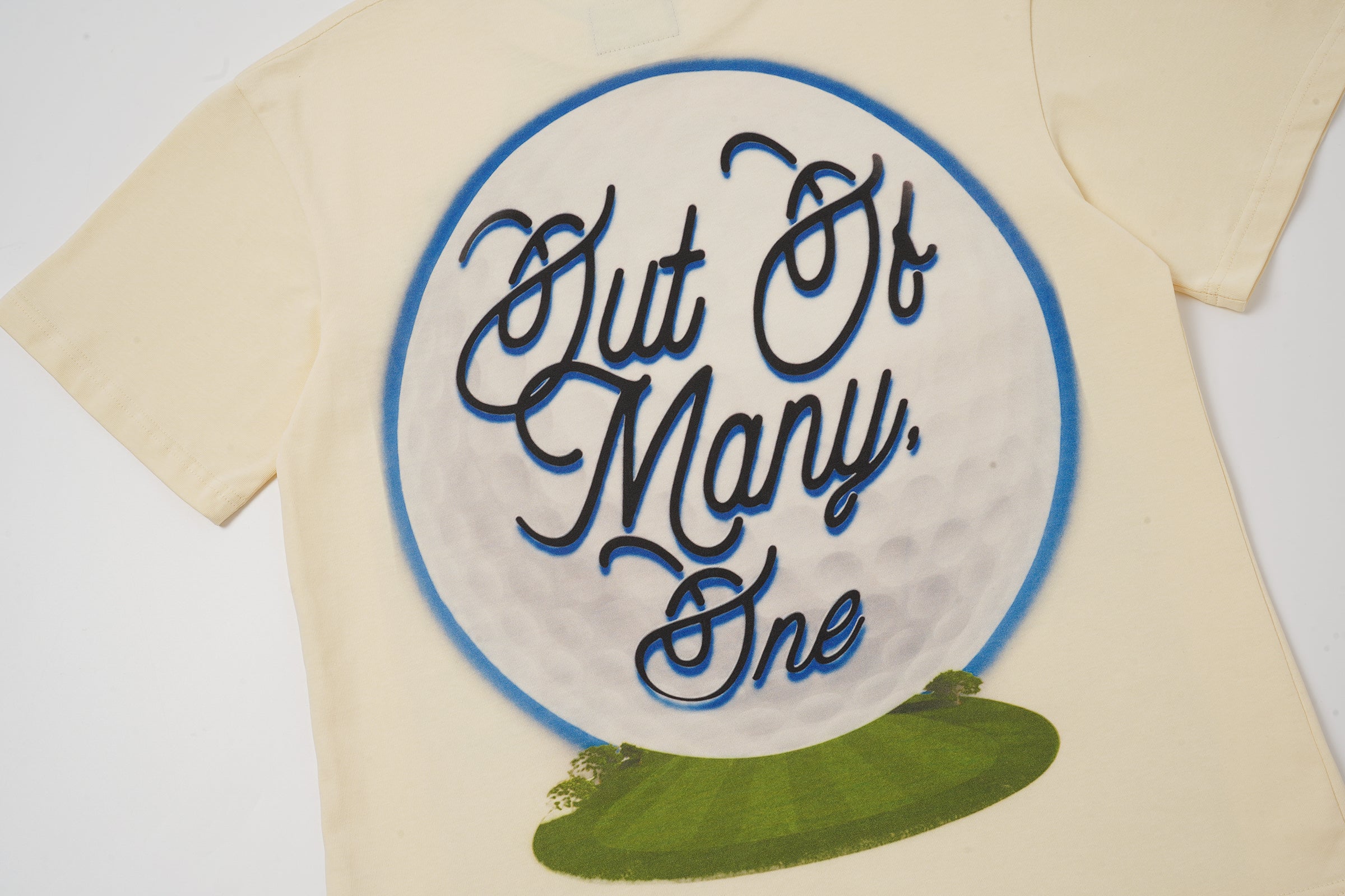 Godspeed Golf Skull Cream Graphic T‑Shirt