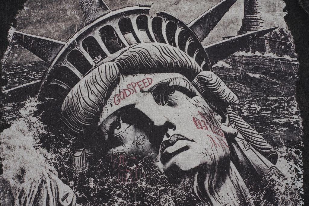 Godspeed Statue‑of‑Liberty Printed Sleeveless Tank Top