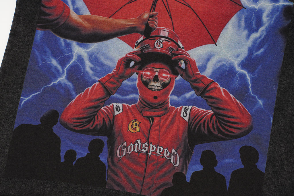 Godspeed Retro Figure Graphic Short‑Sleeve T‑Shirt
