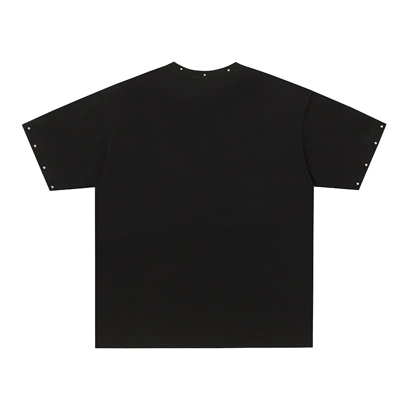 MIXED EMOTION Retro Character Graphic 2‑Color T‑Shirt