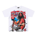 Life Hustlers Wrestler Graphic White T‑Shirt