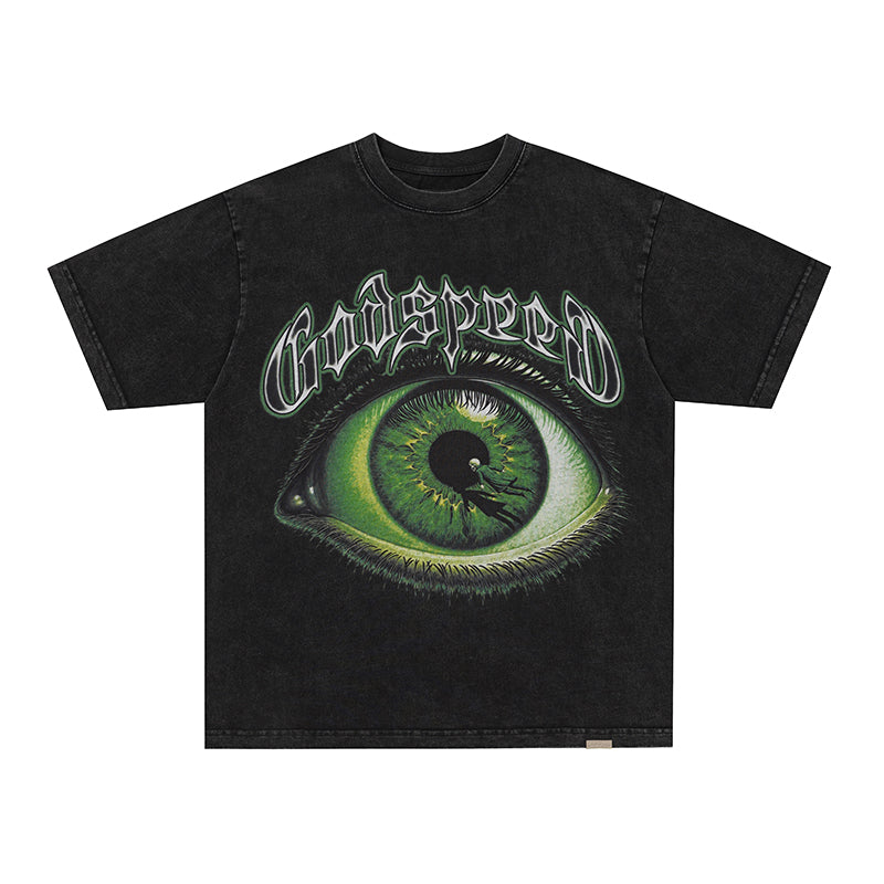 Godspeed Green‑Eye Graphic T‑Shirt