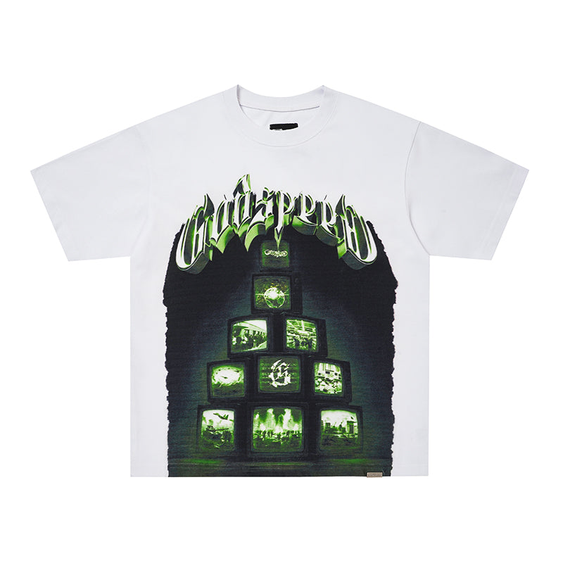 Godspeed Green Logo Graphic T‑Shirt