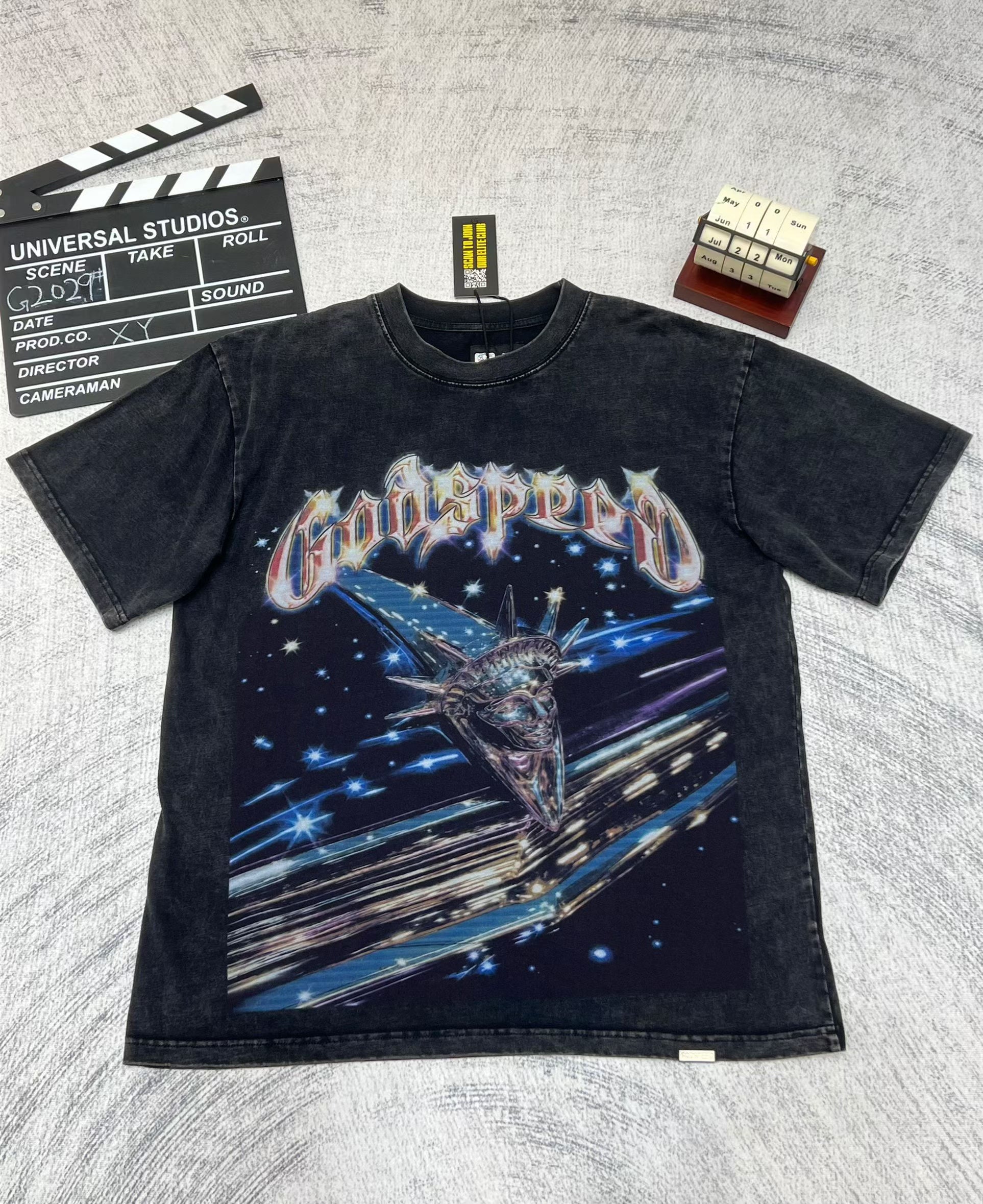 Godspeed Multi‑Style Galaxy Graphic T‑Shirt