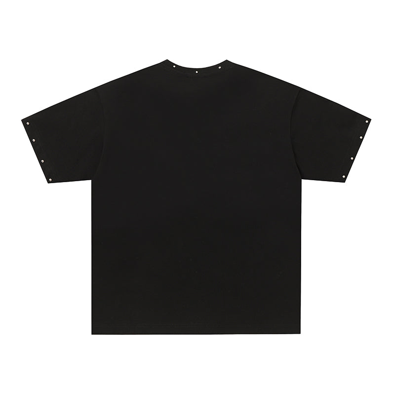 MIXED EMOTION Cloud Landscape Print 2‑Color T‑Shirt