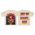 Godspeed Cream Sunset Dinosaur Graphic T‑Shirt