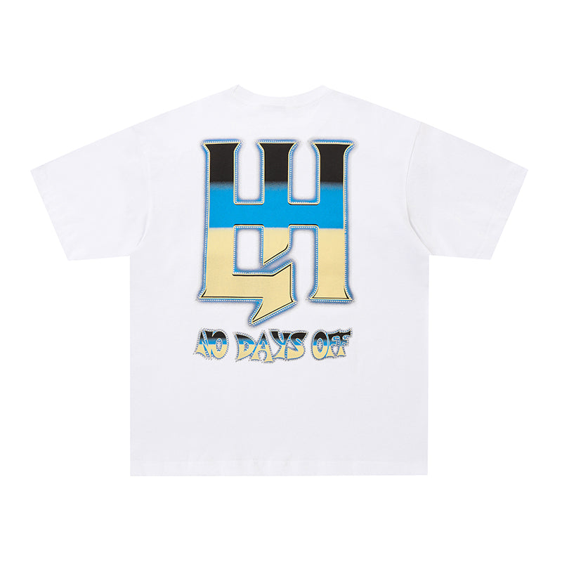 Life Hustlers Vintage Art Graphic White T‑Shirt