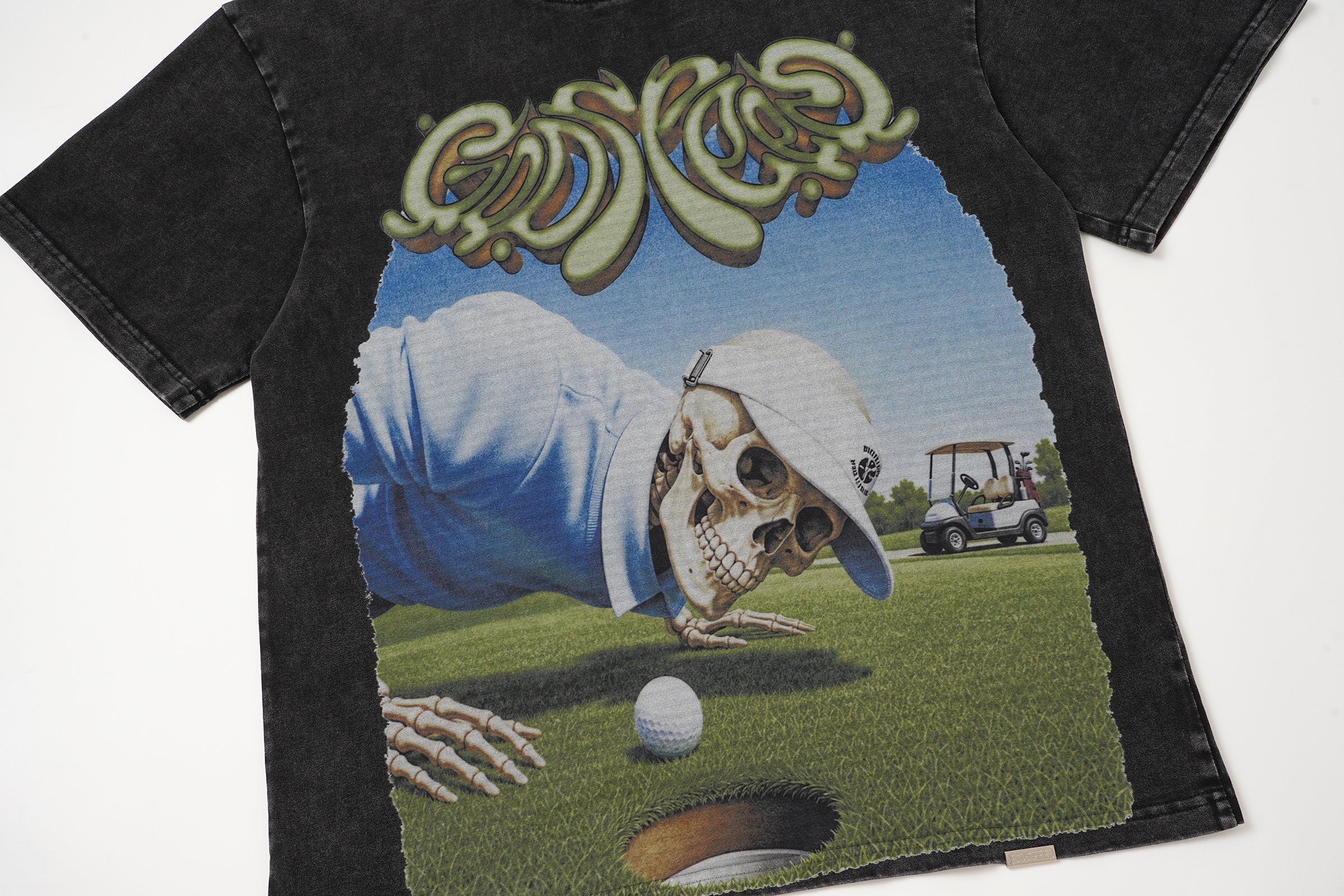 Godspeed Mountain Landscape Vintage Wash T‑Shirt