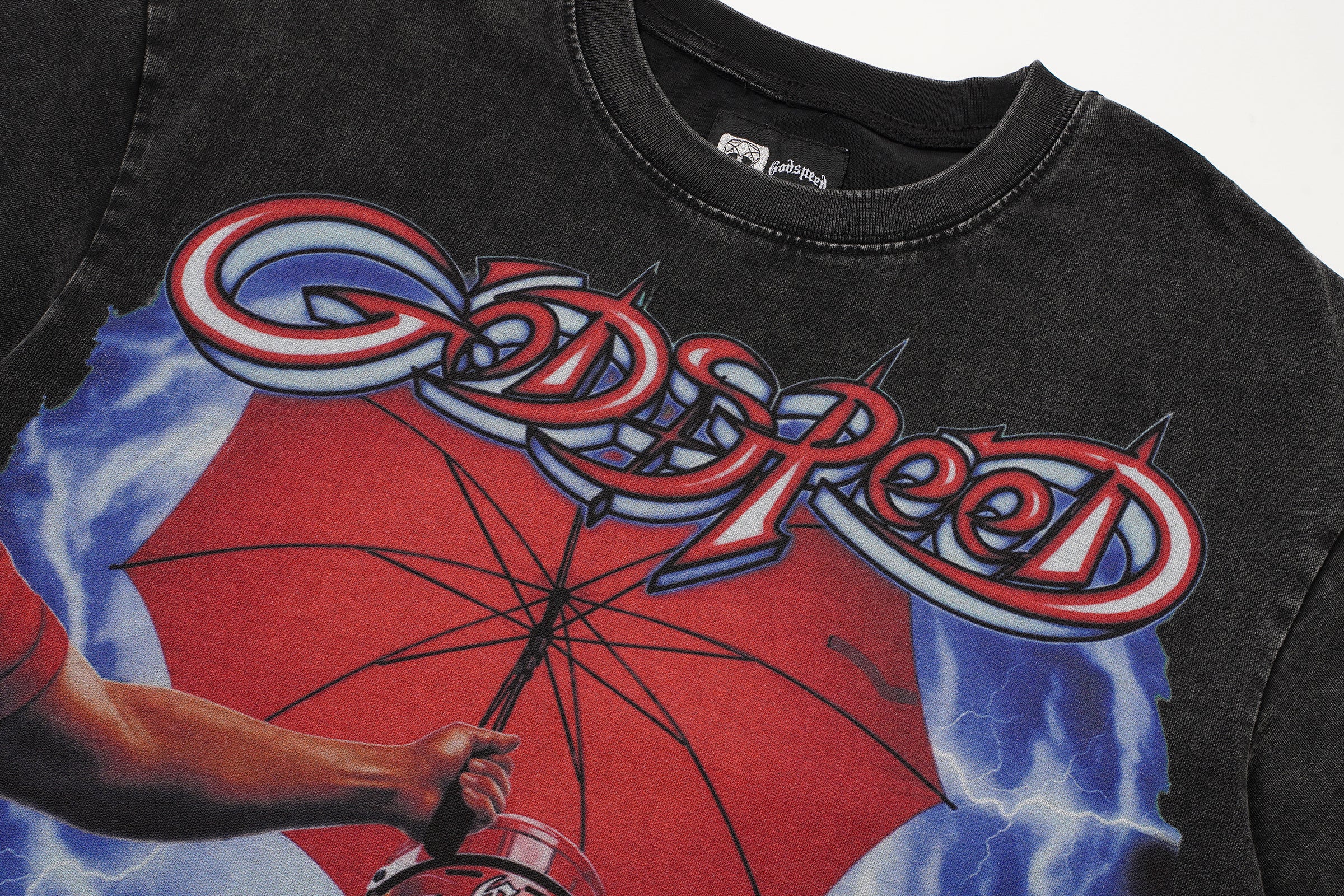 Godspeed Retro Figure Graphic Short‑Sleeve T‑Shirt