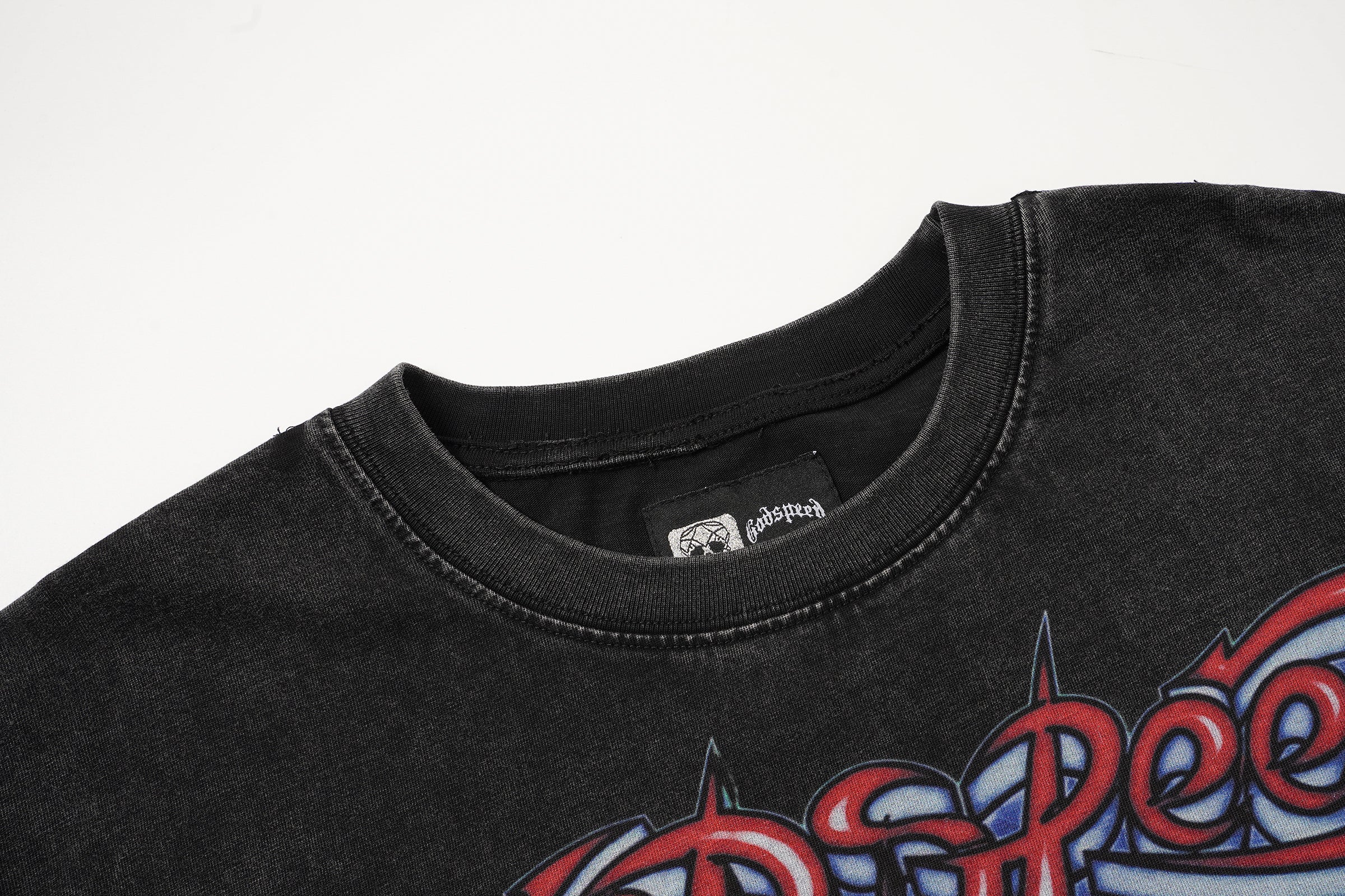 Godspeed Retro Figure Graphic Short‑Sleeve T‑Shirt