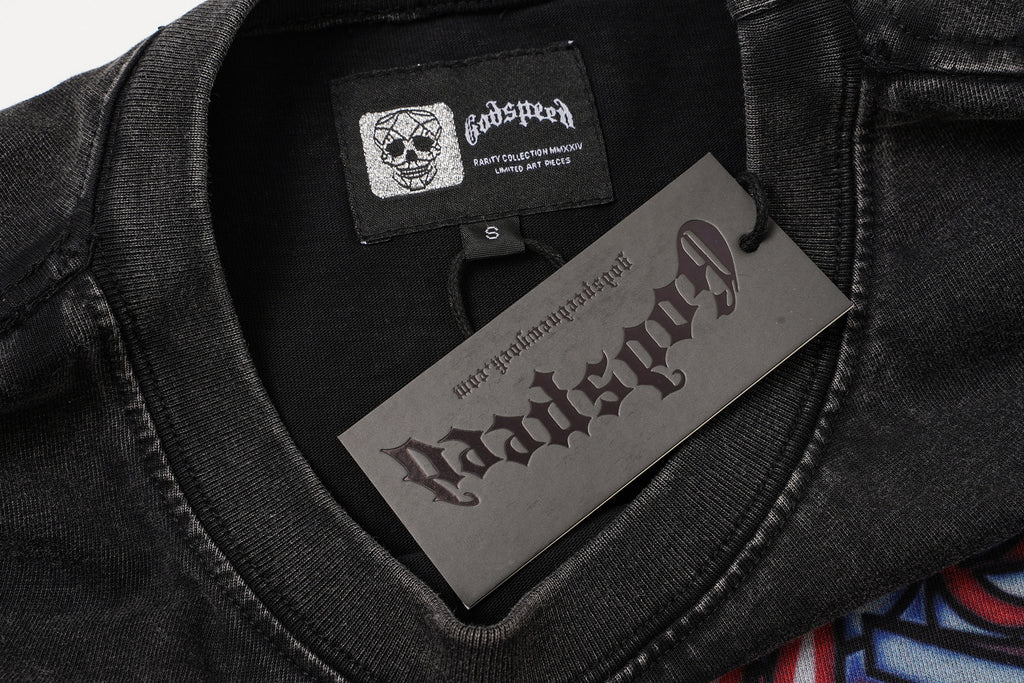Godspeed Retro Figure Graphic Short‑Sleeve T‑Shirt