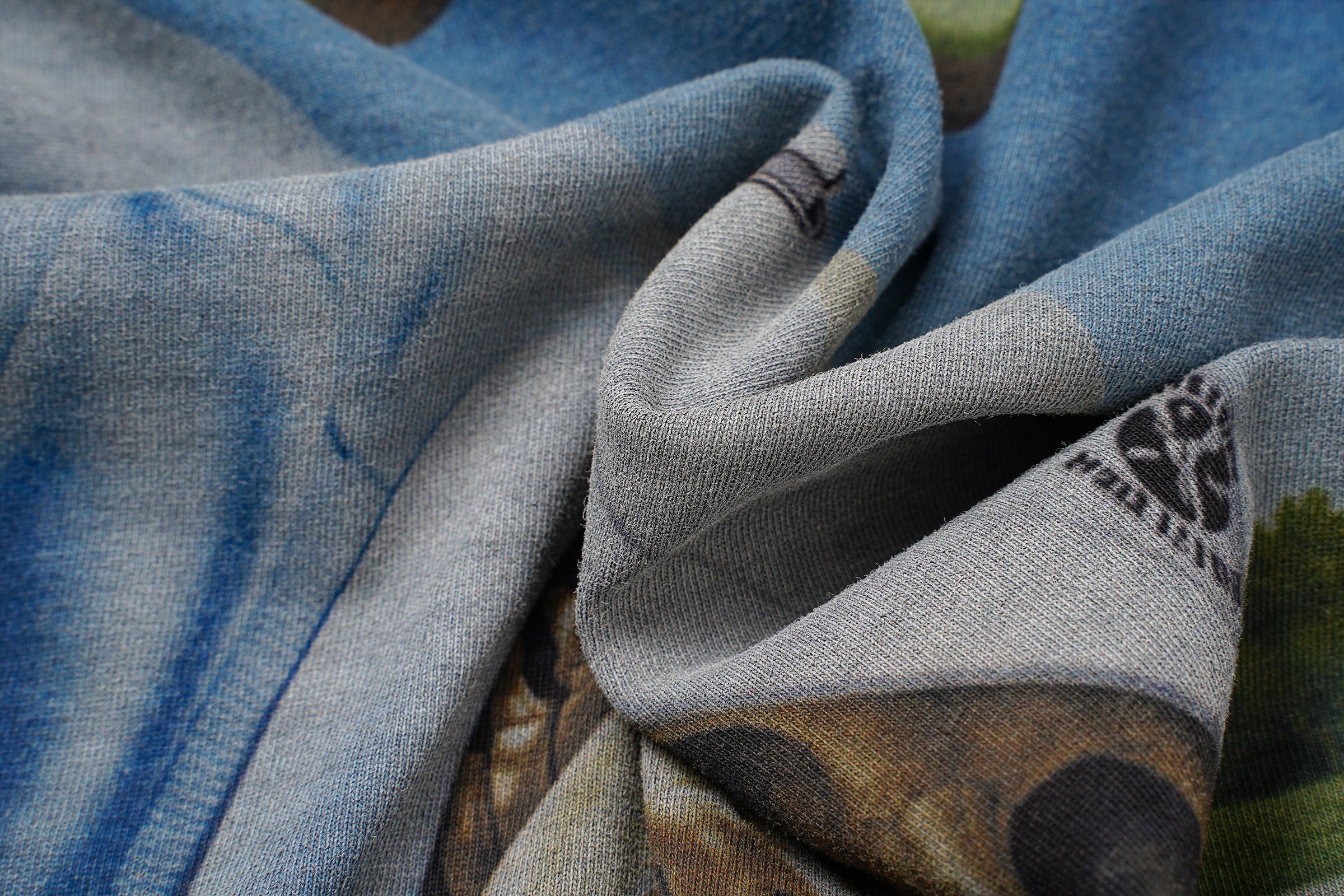 Godspeed Mountain Landscape Vintage Wash T‑Shirt
