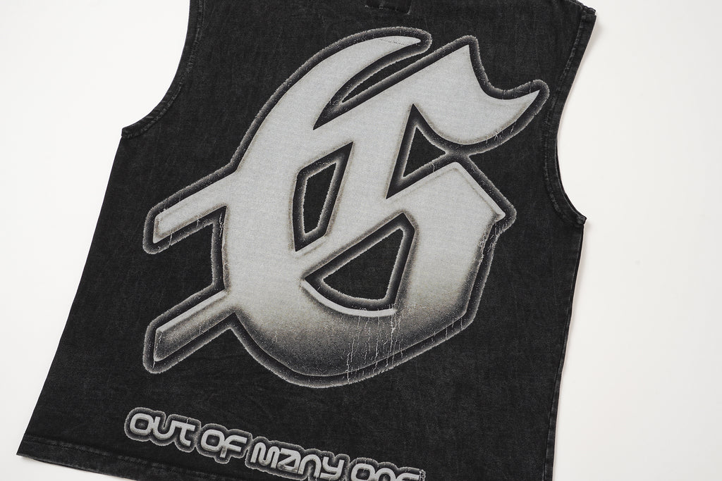 Godspeed Statue‑of‑Liberty Printed Sleeveless Tank Top