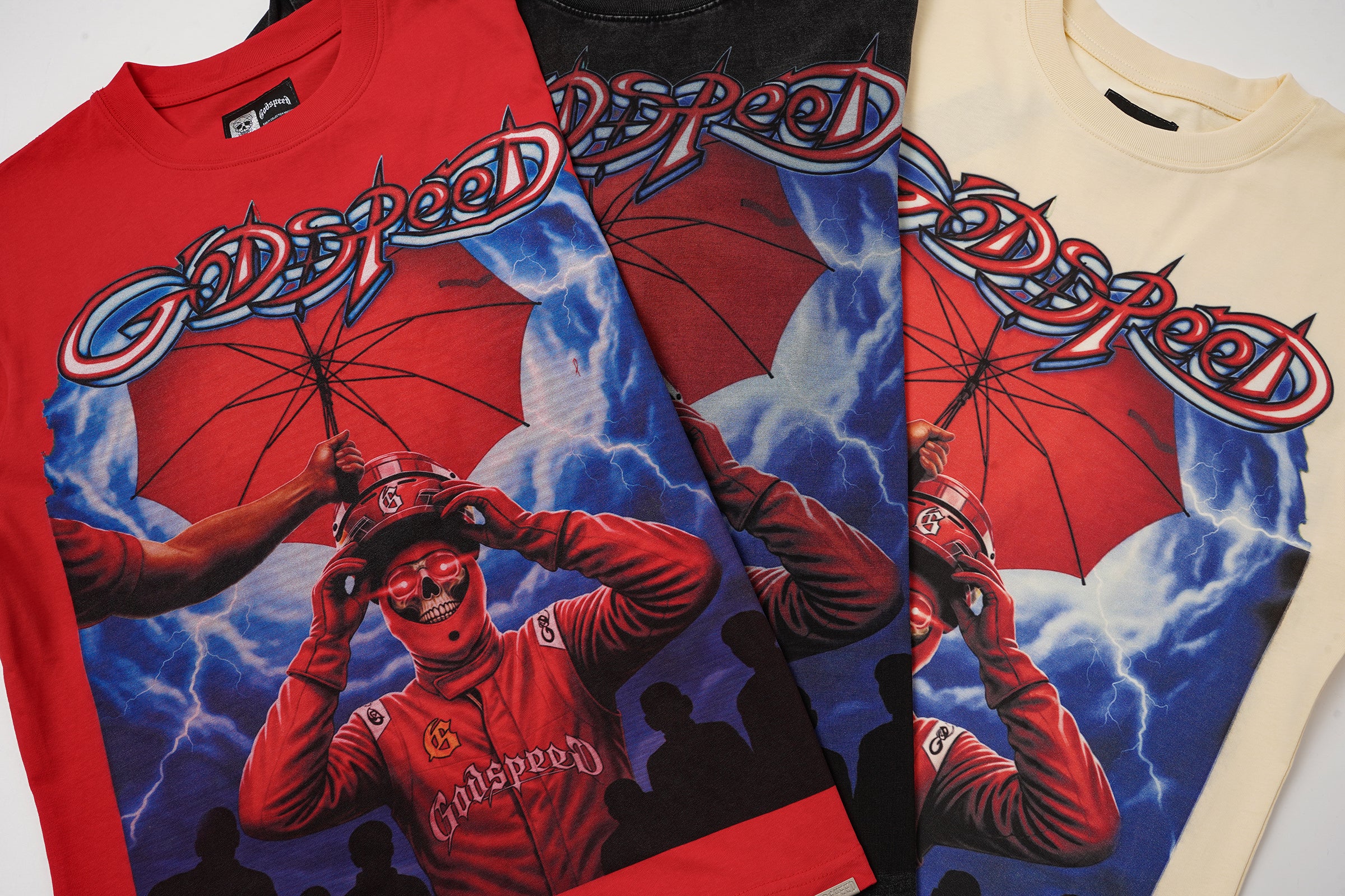 Godspeed Retro Figure Graphic Short‑Sleeve T‑Shirt