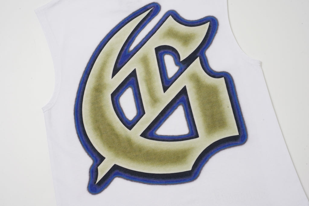 Godspeed Eagle Graphic White Tank Top
