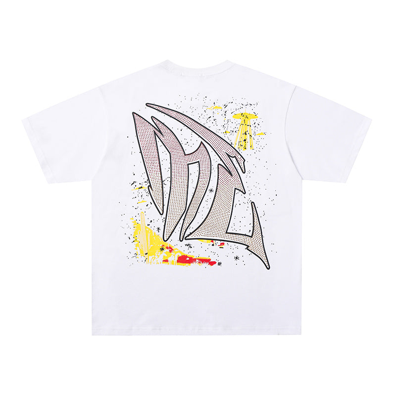 MIXED EMOTION Alien Cowboy Graphic 2‑Color T‑Shirt