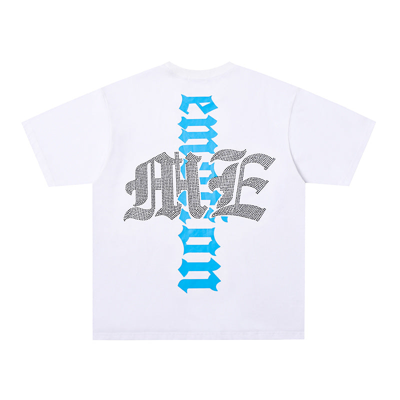 MIXED EMOTION Angel Warrior Graphic 2‑Color T‑Shirt