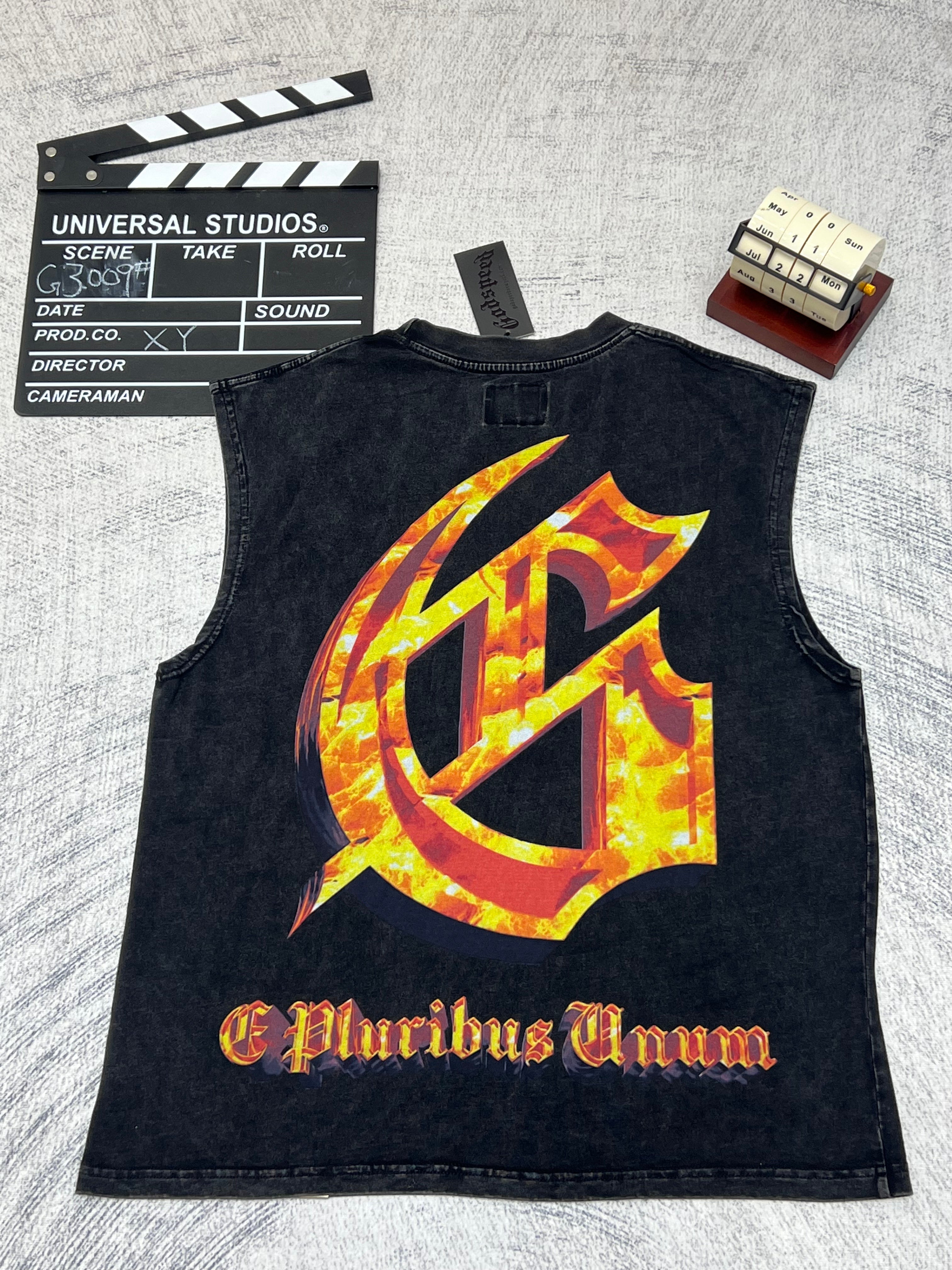Godspeed Black Skull Flame Tank Top