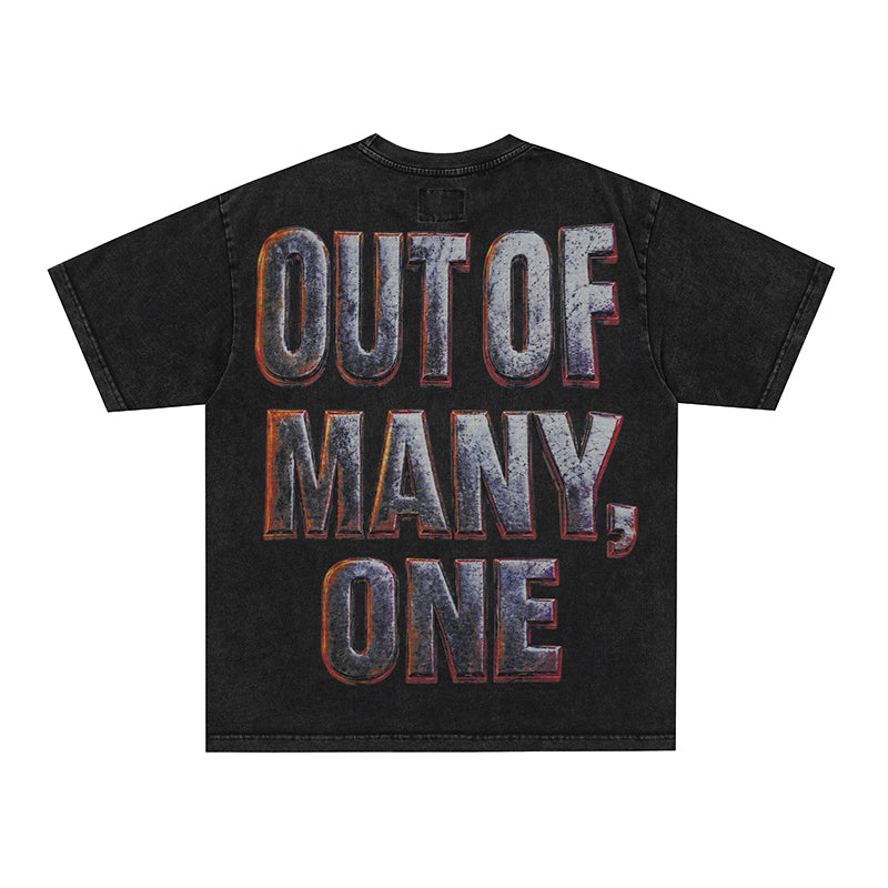 Godspeed Metal Skull Graphic T‑Shirt
