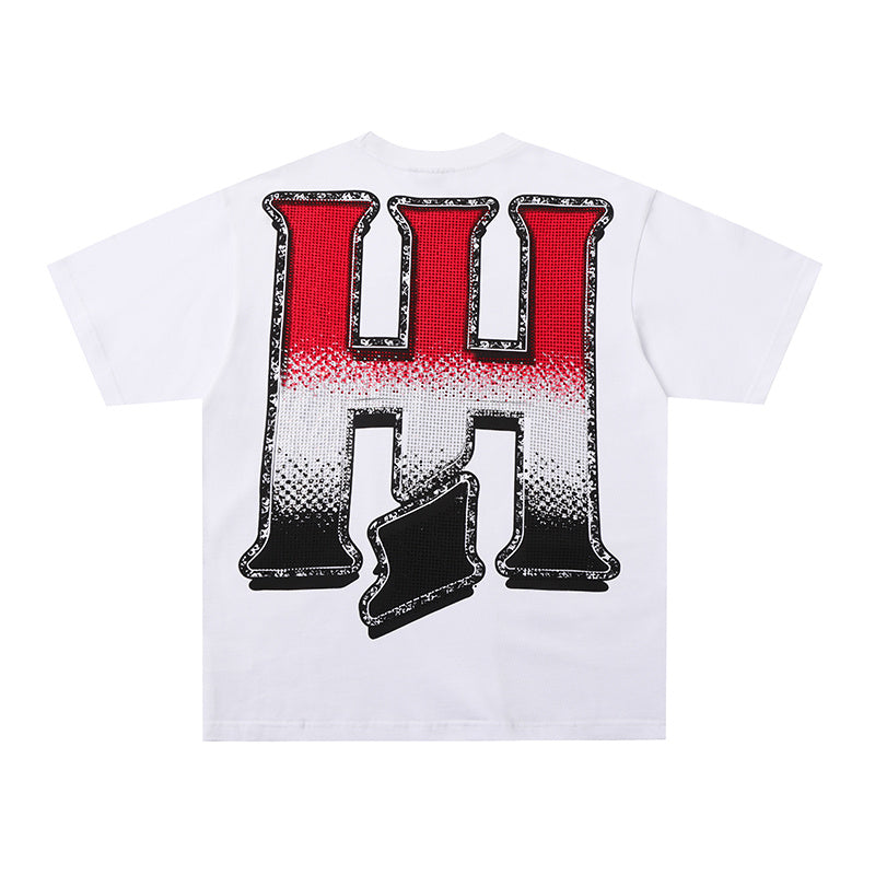 Life Hustlers Portrait Graphic White Tee