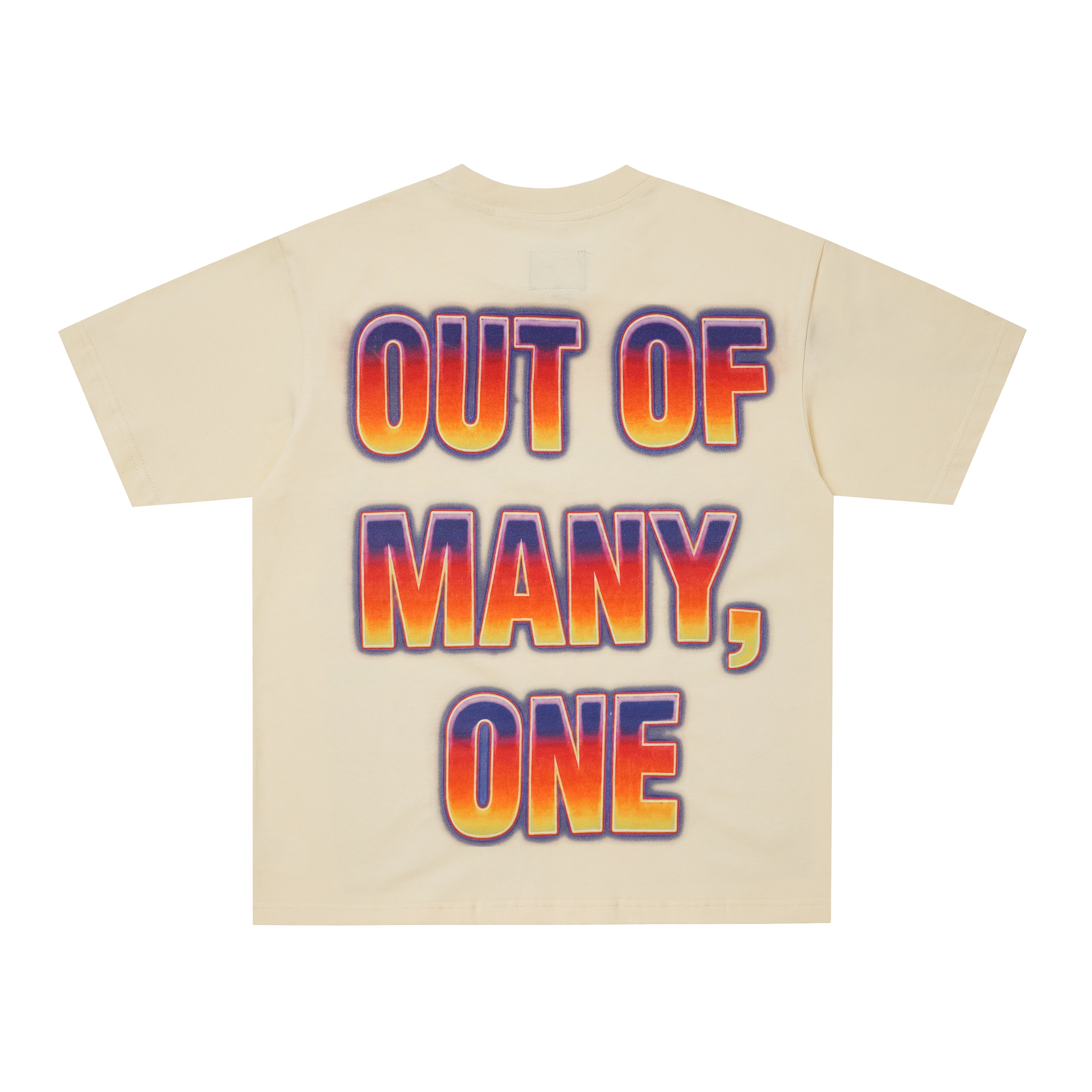 Godspeed Cream Sunset Dinosaur Graphic T‑Shirt
