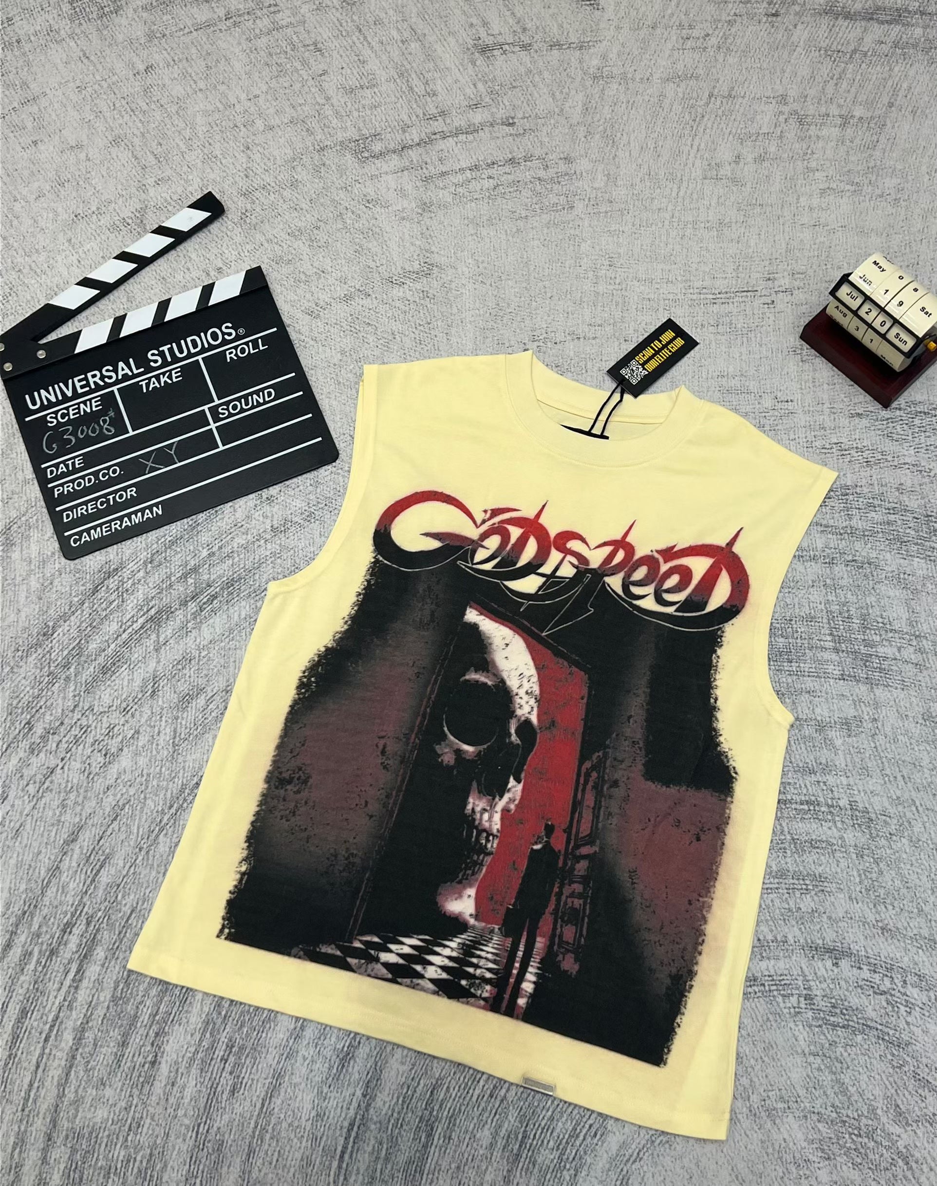 Godspeed 3‑Color Horror Graphic Tank Top