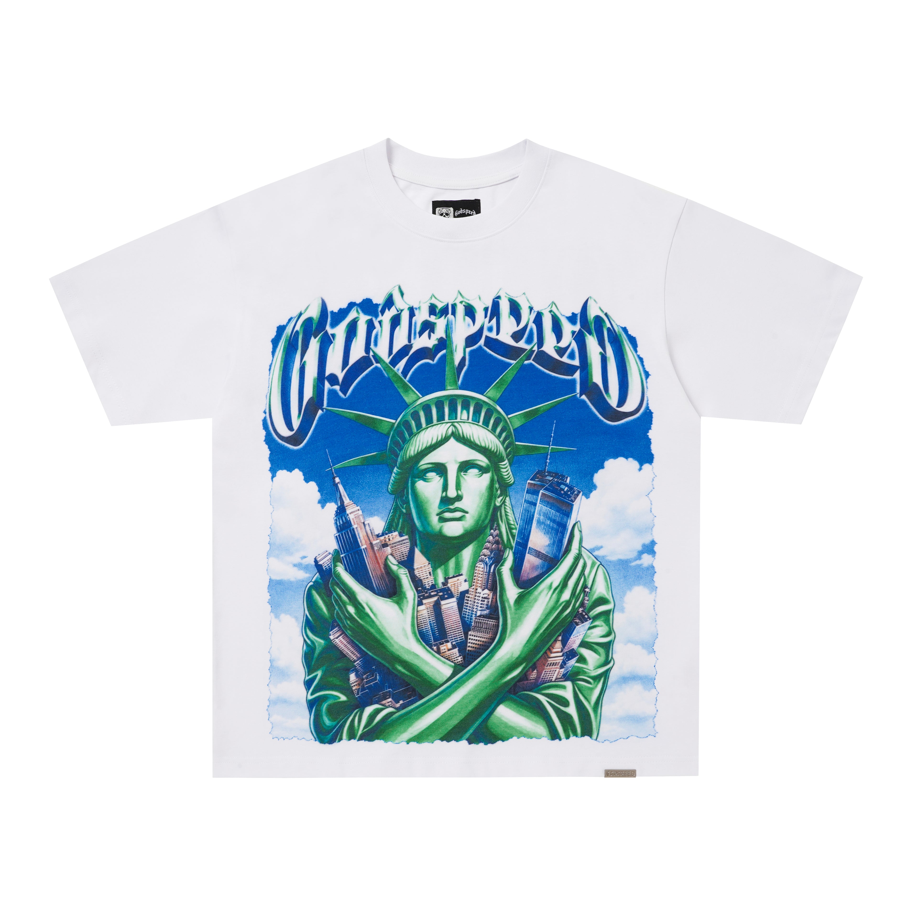 Godspeed Statue Of Liberty Graphic T‑Shirt