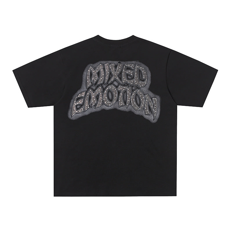 MIXED EMOTION Fantasy Art Graphic 2‑Color T‑Shirt