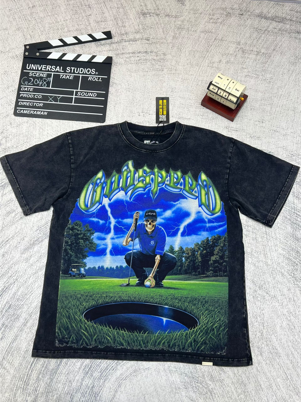 Godspeed Out Of Many One Landscape T‑Shirt