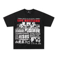 Life Hustlers Jesus Graphic Black Tee