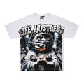 Life Hustlers Blind‑Folded Angel Graphic White T‑Shirt