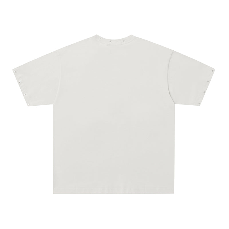 MIXED EMOTION Retro Character Graphic 2‑Color T‑Shirt