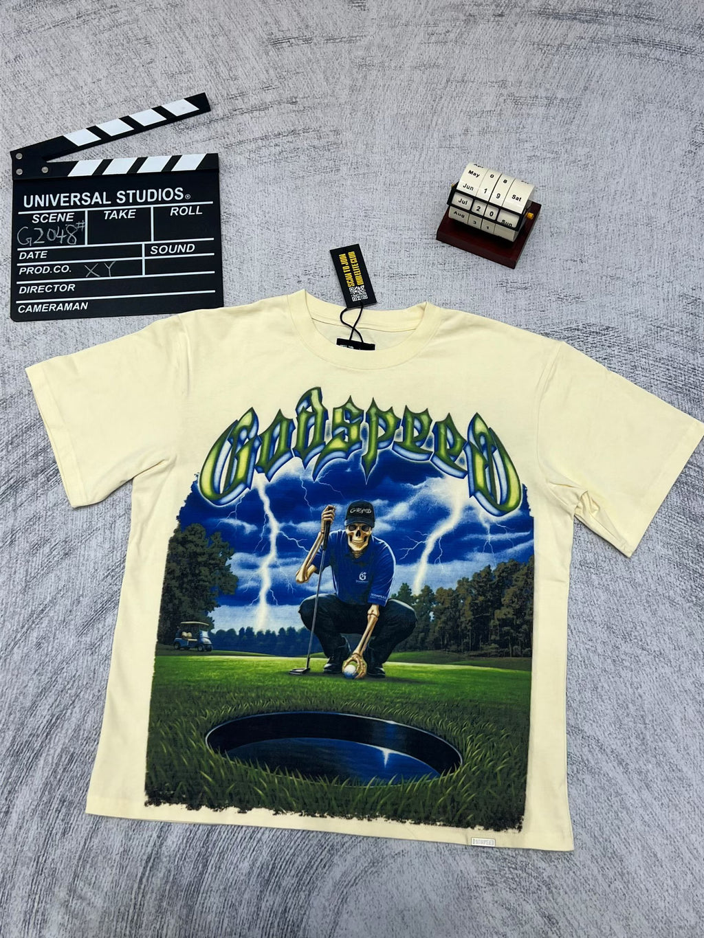 Godspeed Out Of Many One Landscape T‑Shirt