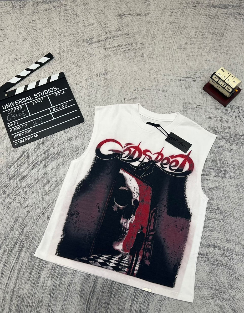 Godspeed 3‑Color Horror Graphic Tank Top
