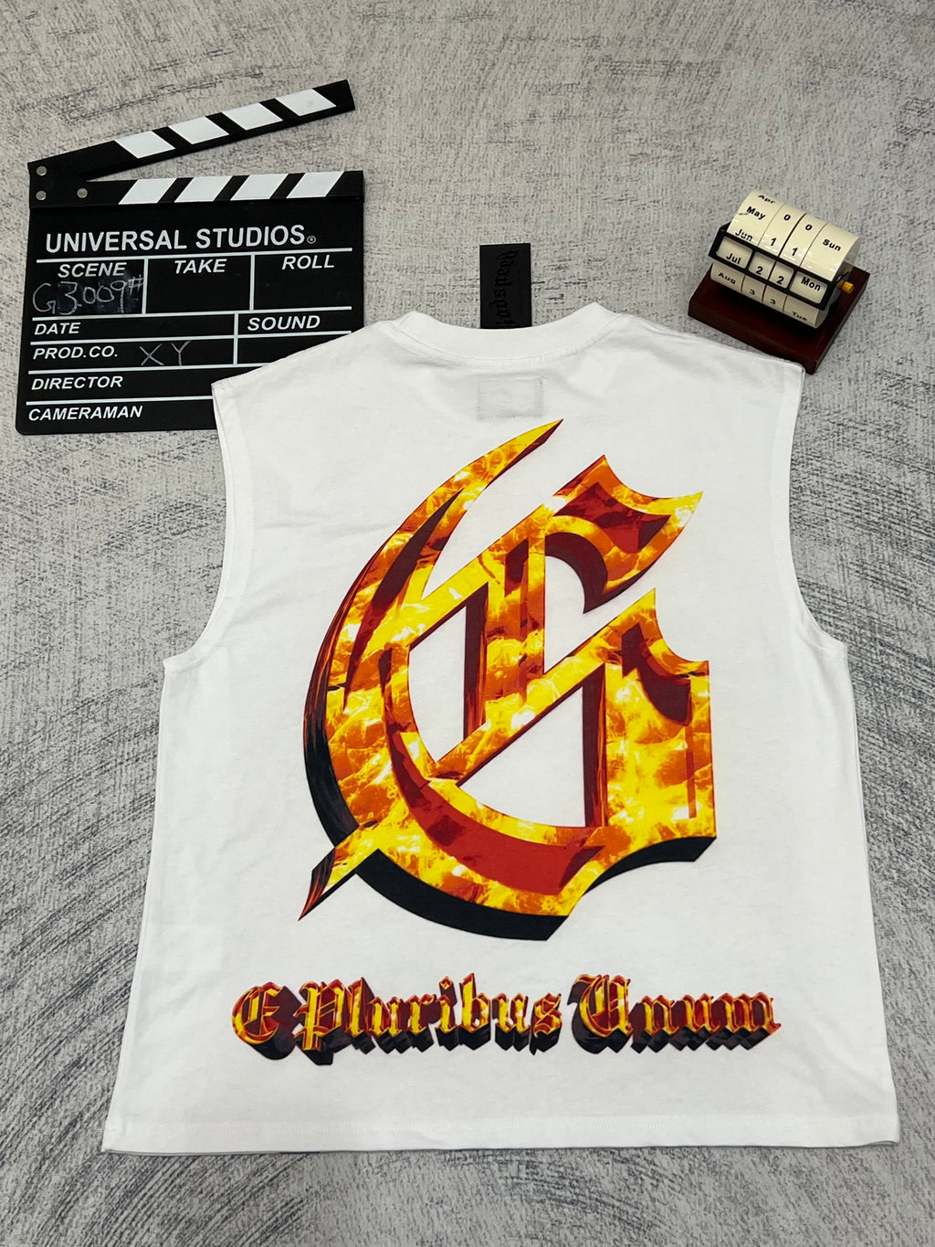 Godspeed Skull Flame Graphic Tank Top