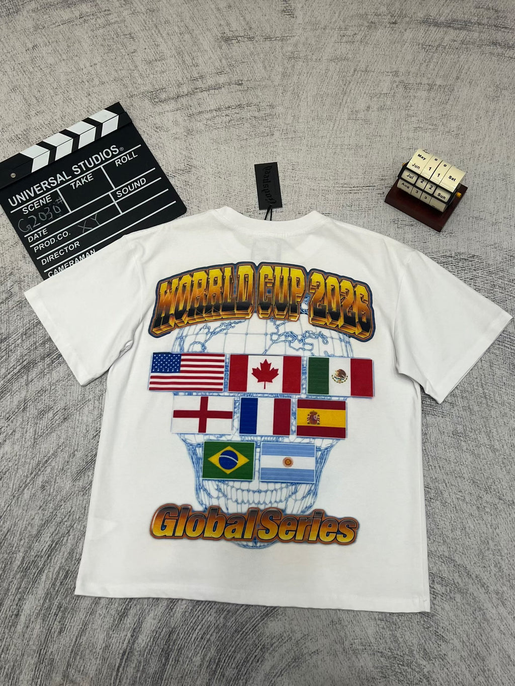 Godspeed Skull Flag Graphic T‑Shirt