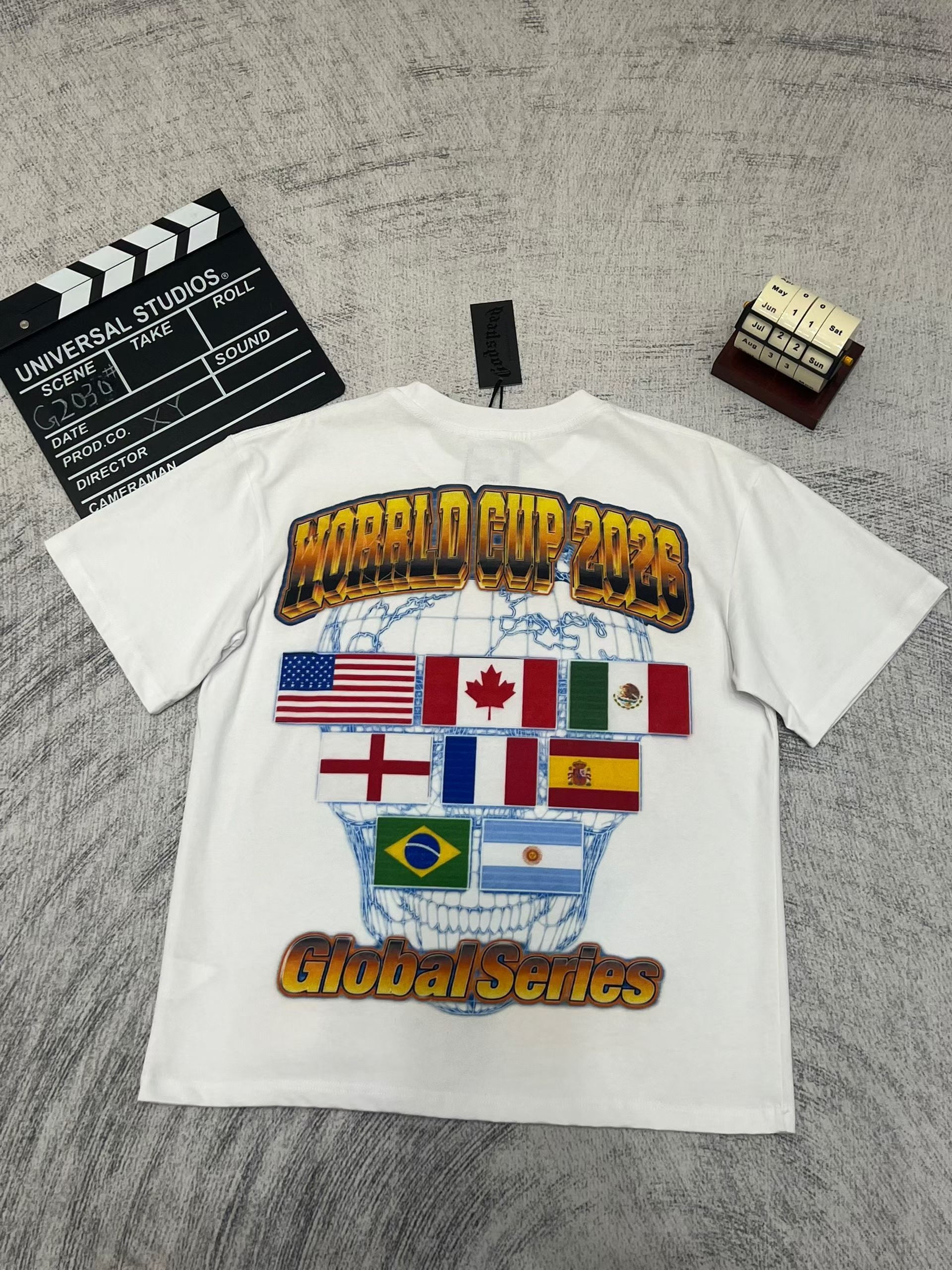 Godspeed Skull Flag Graphic T‑Shirt